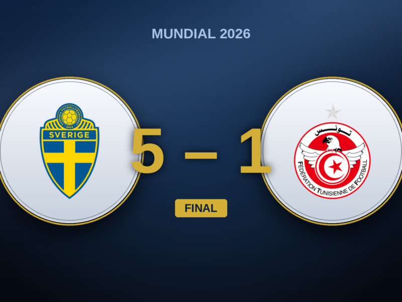 Suecia goleó 5-1 a Túnez en Monterrey, pero el golpe vino en la transición
