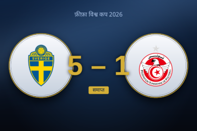 Sweden 5-1 Tunisia — 2026 FIFA World Cup
