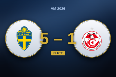 Sverige – Tunisia 5–1: Rekik fant veien rundt presset, så glemte den