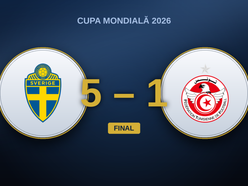 Suedia-Tunisia 5-1: diferenţa a fost la tranziţie, nu la valoare