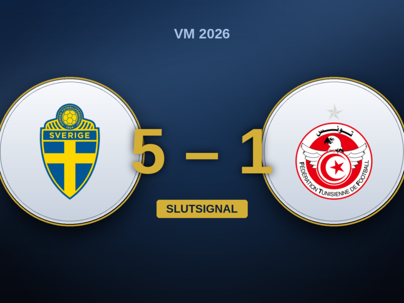 Sverige – Tunisien 5–1: siffran ljuger, glappet låg i omställningarna