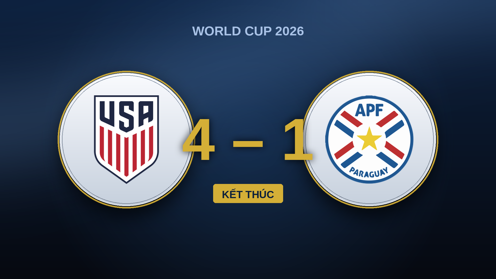 Mỹ – Paraguay: chiến thắng 4-1 tô hồng nửa giờ mà Mỹ dâng đi khi vắng Pulisic