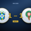 Brasil–Marokko 1–1: Ouahbis Marokko var best, Vinícius berget poenget