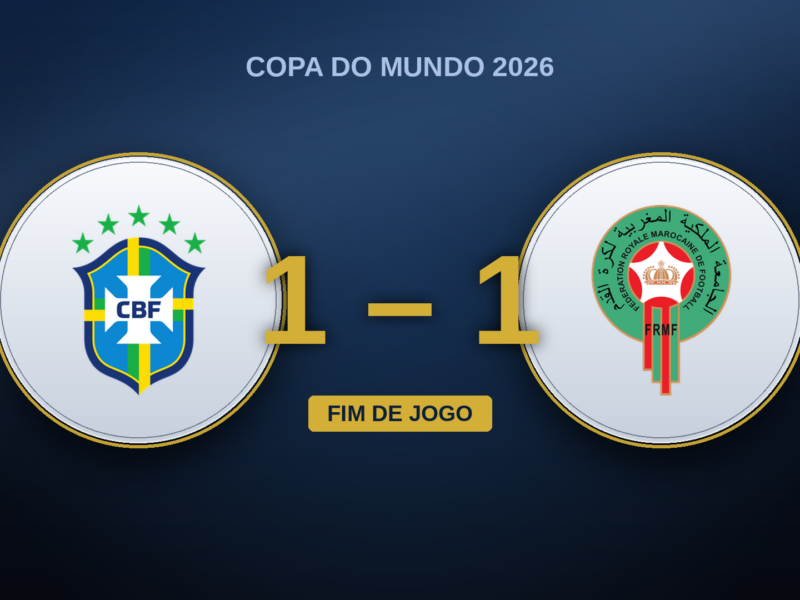 Brasil 1 x 1 Marrocos: Vinícius salvou o que o sistema de Ancelotti não sustentou