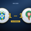 Brasilien–Marocko 1–1: Ouahbi spelade ut Ancelotti, Vinícius räddade poängen