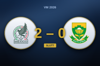 Mexico – Sør-Afrika: Raúl Jiménez får endelig målet sitt, men 2-0 mot ni mann beviser ingenting