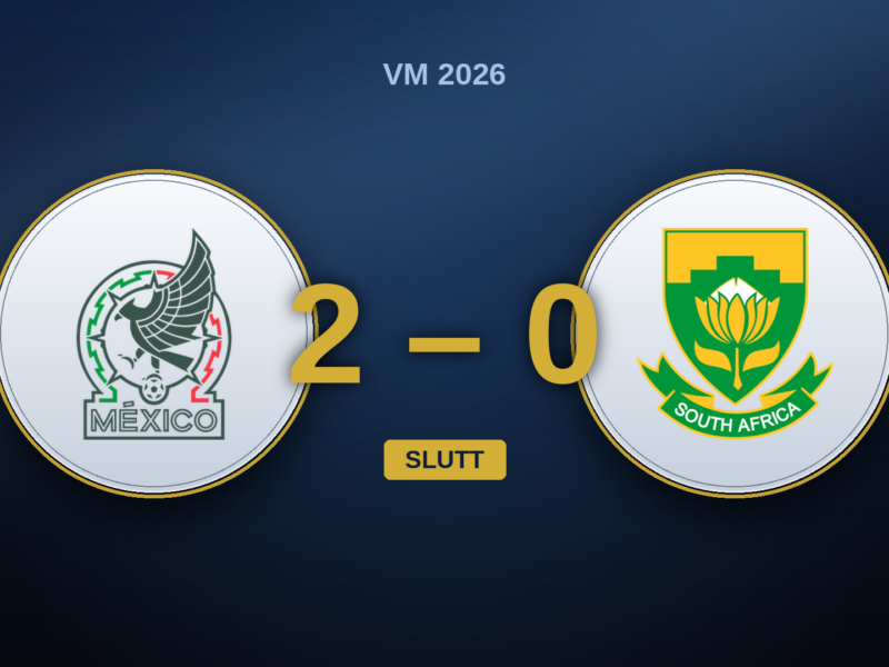 Mexico – Sør-Afrika: Raúl Jiménez får endelig målet sitt, men 2-0 mot ni mann beviser ingenting