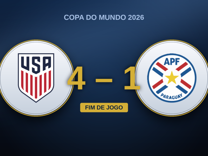 Estados Unidos – Paraguai: um 4 a 1 que maquia a meia hora que os EUA entregaram sem Pulisic