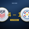 USA – Paraguay: en 4-1 som förskönar halvtimmen USA gav bort utan Pulisic