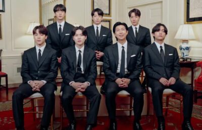 BTS group photograph at the White House in Washington D.C.