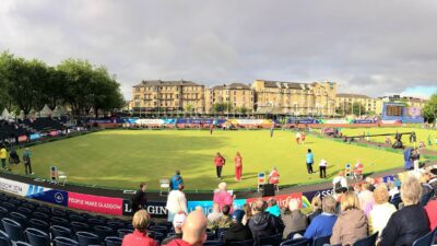 Competicion de bowls en los Commonwealth Games