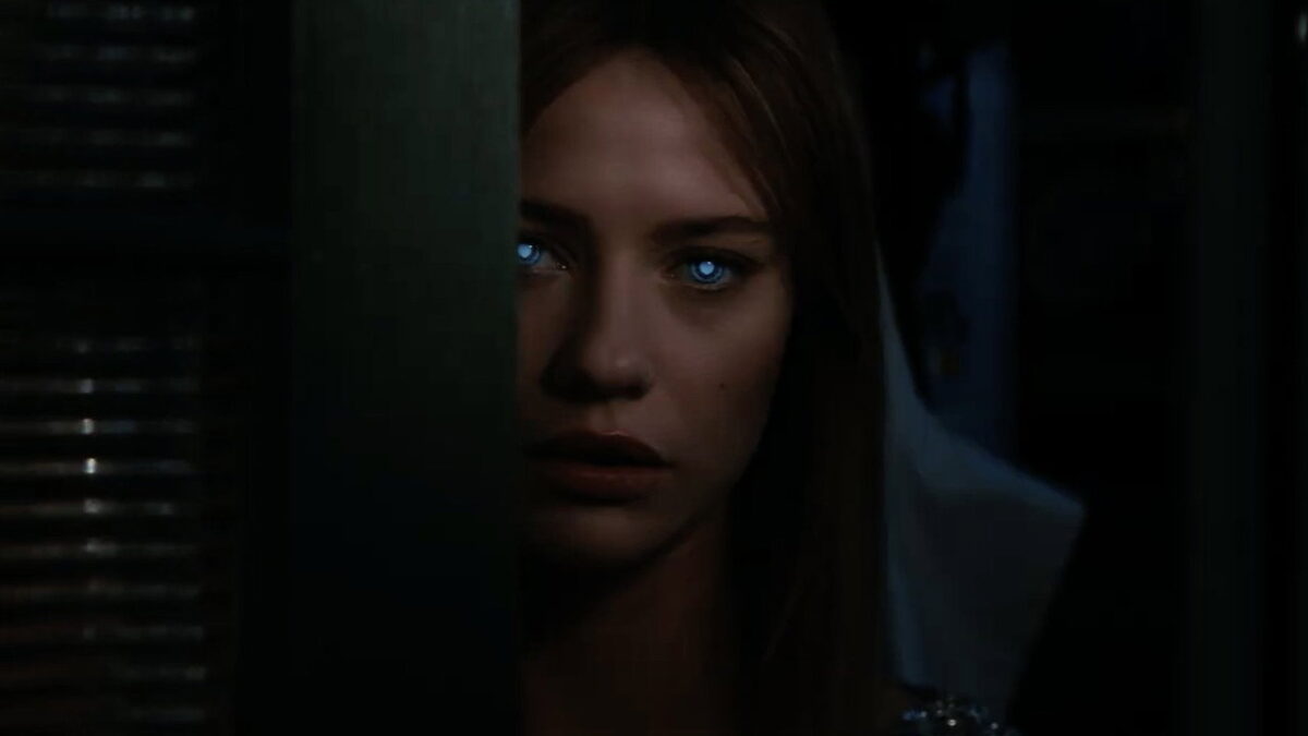 Lily Sullivan as the android in Soulm8te 2026