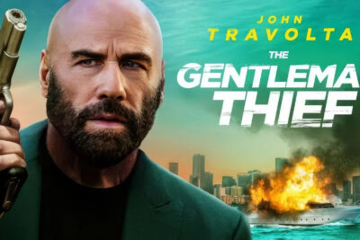 John Travolta as master thief Mason Goddard in key art for The Gentleman Thief, directed by Randall Emmett.