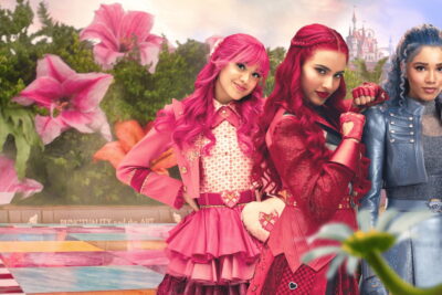 Red, Pink and Chloe in Kimmy Gatewood's Disney film Descendants: Wicked Wonderland