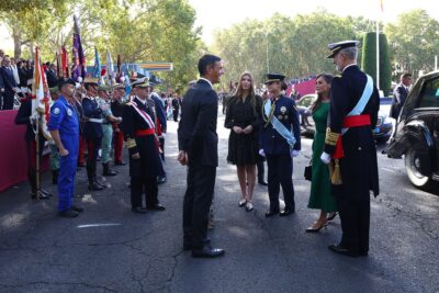 Infanta Sofía with the Spanish royal family at the Fiesta Nacional 2025