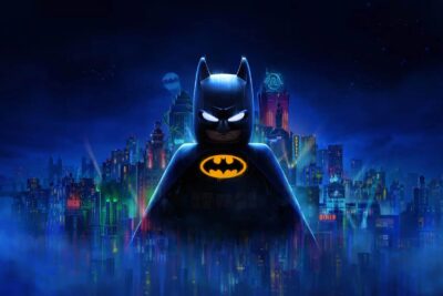 Lego Batman: Legacy of the Dark Knight — open-world Gotham City key art by TT Games