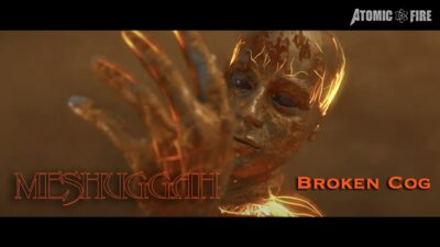 Still from Meshuggah's official music video for Broken Cog