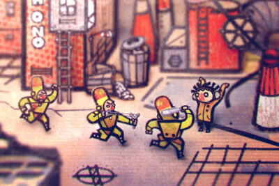 Phonopolis zbudowany z prawdziwego papieru przez Amanita Design zdobywa 84 na Metacritic