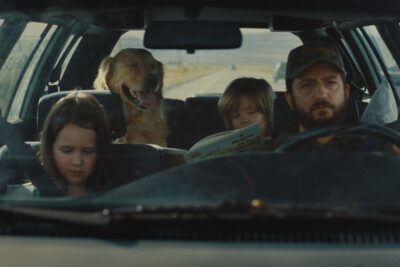 John Magaro drives his two children across the American West in Cole Webley's Omaha.