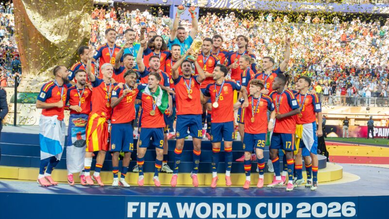 W杯2026決勝、スペインがアルゼンチンを破り16年ぶり2度目の世界一