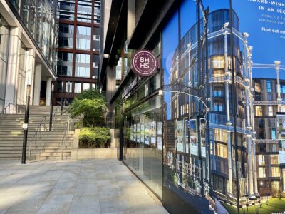 Berkshire Hathaway HomeServices office at 6 Pancras Square, King's Cross, London