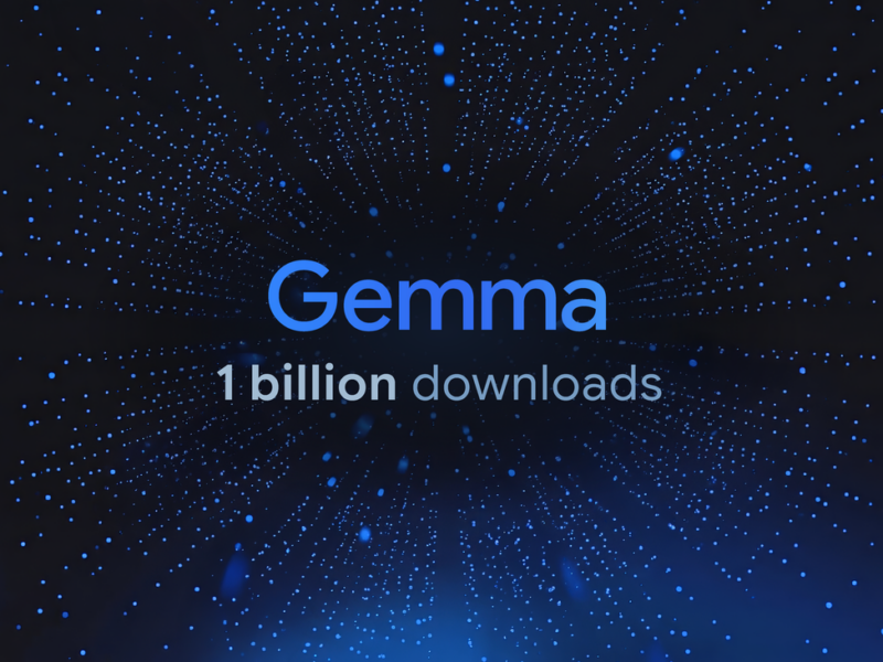 Gemma가 10억 다운로드 달성 — NASA는 이미 궤도 위성에서 실행 중
