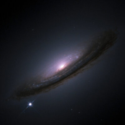 Supernova 1994D — a Type Ia supernova outshining its host galaxy NGC 4526, observed by the Hubble Space Telescope