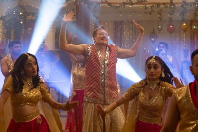 Conan OBrien dancing in a Bollywood sequence during his India visit in Season 3