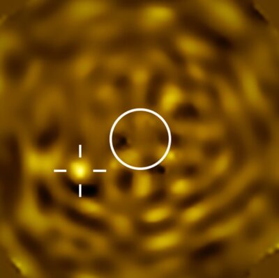 VLT/SPHERE image of Betelgeuse B (Siwarha), companion star of the red supergiant Betelgeuse, captured in December 2024