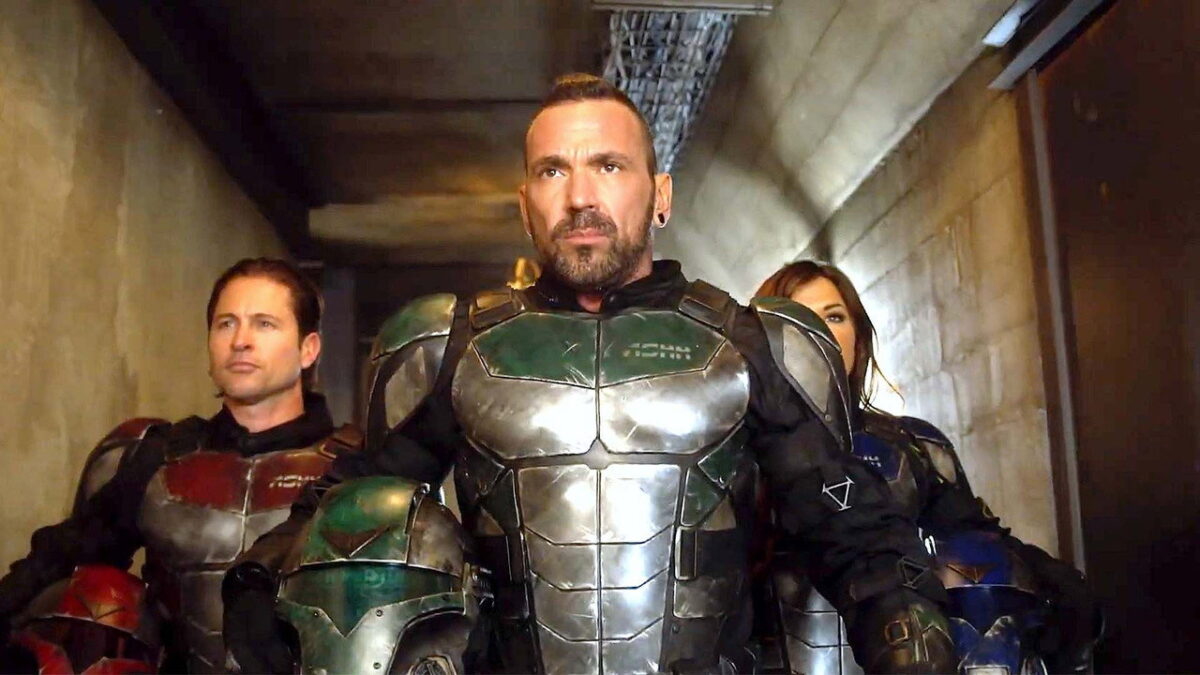 Jason David Frank in the superhero film Legend of the White Dragon 2026