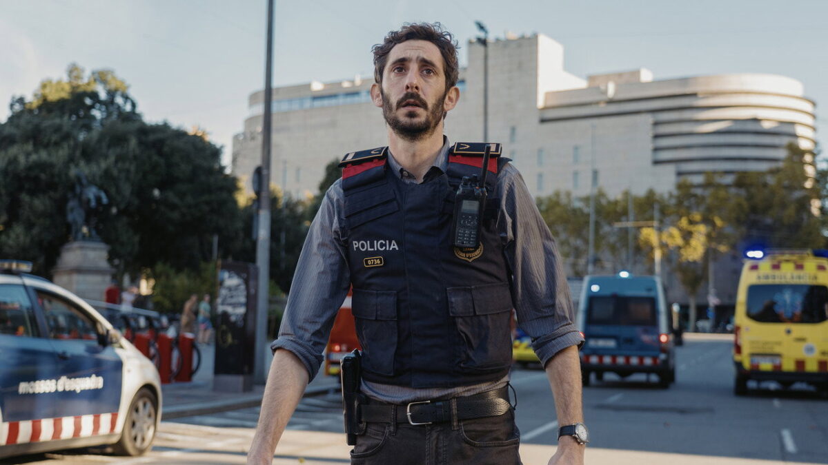 Enric Auquer as a Catalan police officer in the film Cronos, 2026