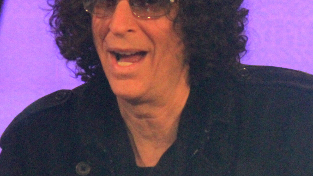 Howard Stern at the microphone