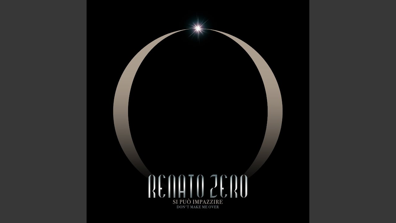 Renato Zero performing, from the official music video for Si può impazzire (Don't Make Me Over)