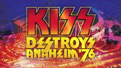 KISS performing live during the Anaheim Destroys 76 concert