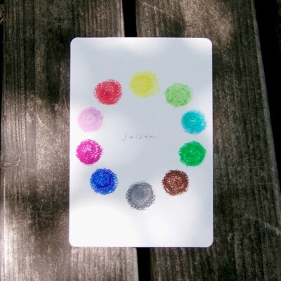 Album cover for 'saison' by attic, a Tokyo-based indie jazz trio