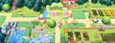 Pokemon Pokopia key art, Bubbly Basin expansion