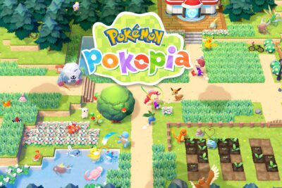 Pokemon Pokopia key art, Bubbly Basin expansion
