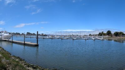 Berkeley Marina on San Francisco Bay, California