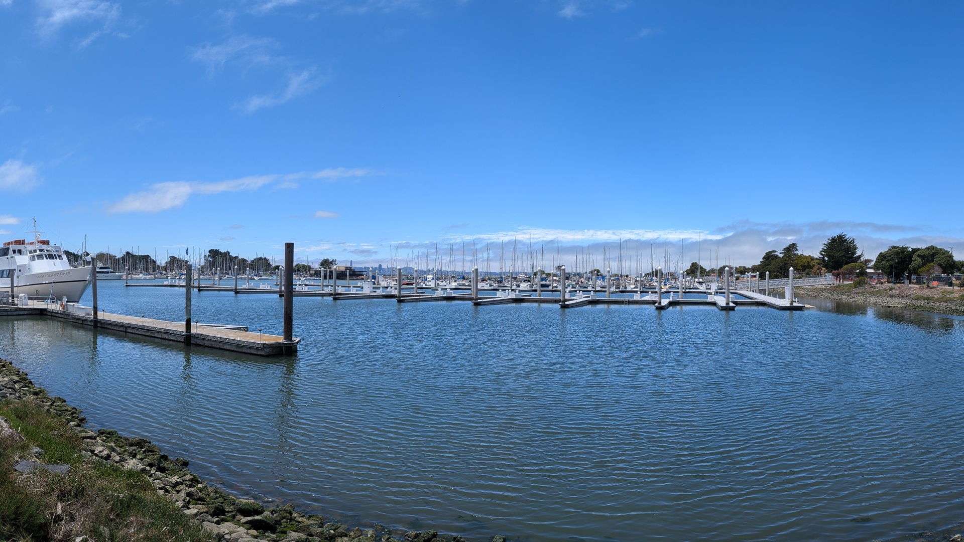 Berkeley Marina on San Francisco Bay, California