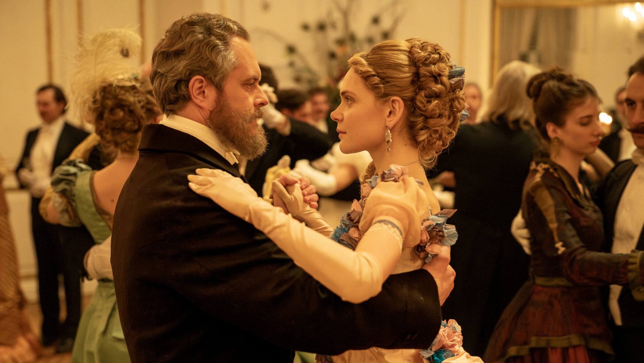 Ballroom scene from the Netflix series The Doll