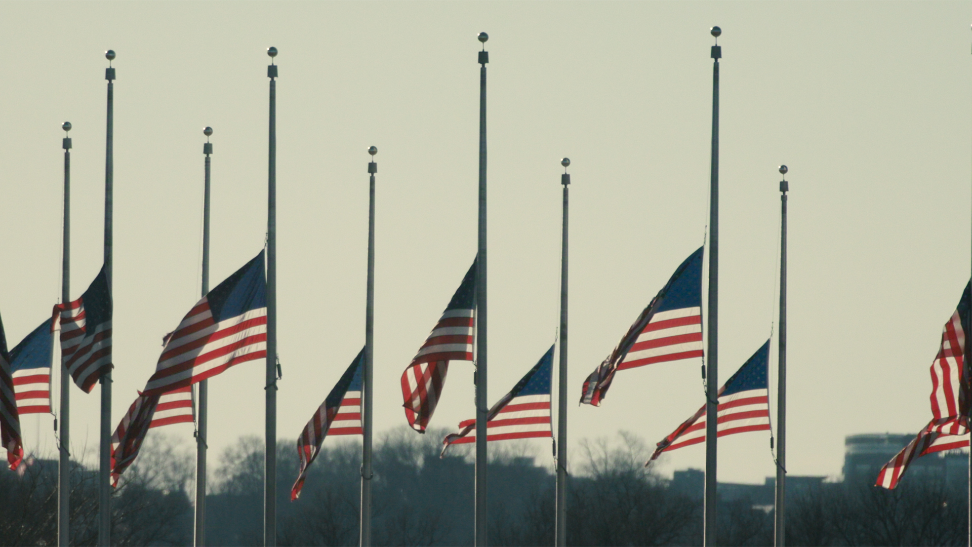 US flags at half-mast in Turning Point: Generation 9/11