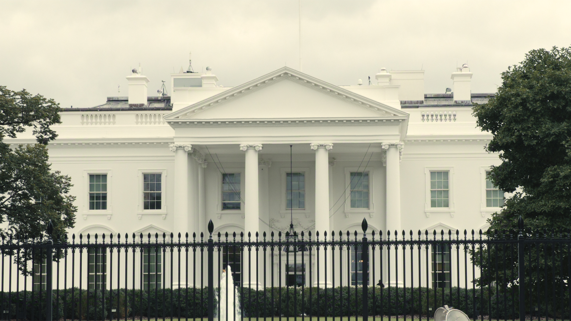 The White House seen through railings in Turning Point: Generation 9/11