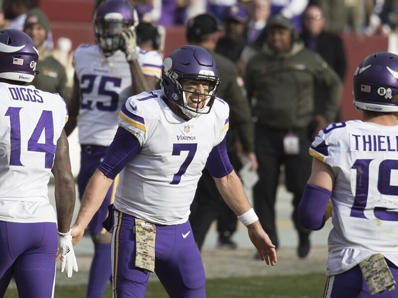 Case Keenum, 11 de 11 contra la presión de los Eagles: así ganó el tercer quarterback de los Bears