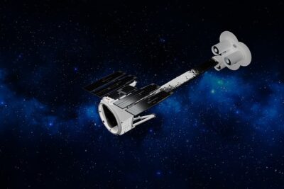 NASA's IXPE (Imaging X-ray Polarimetry Explorer) spacecraft, used to measure X-ray polarization from magnetar 1E 1547.0-5408