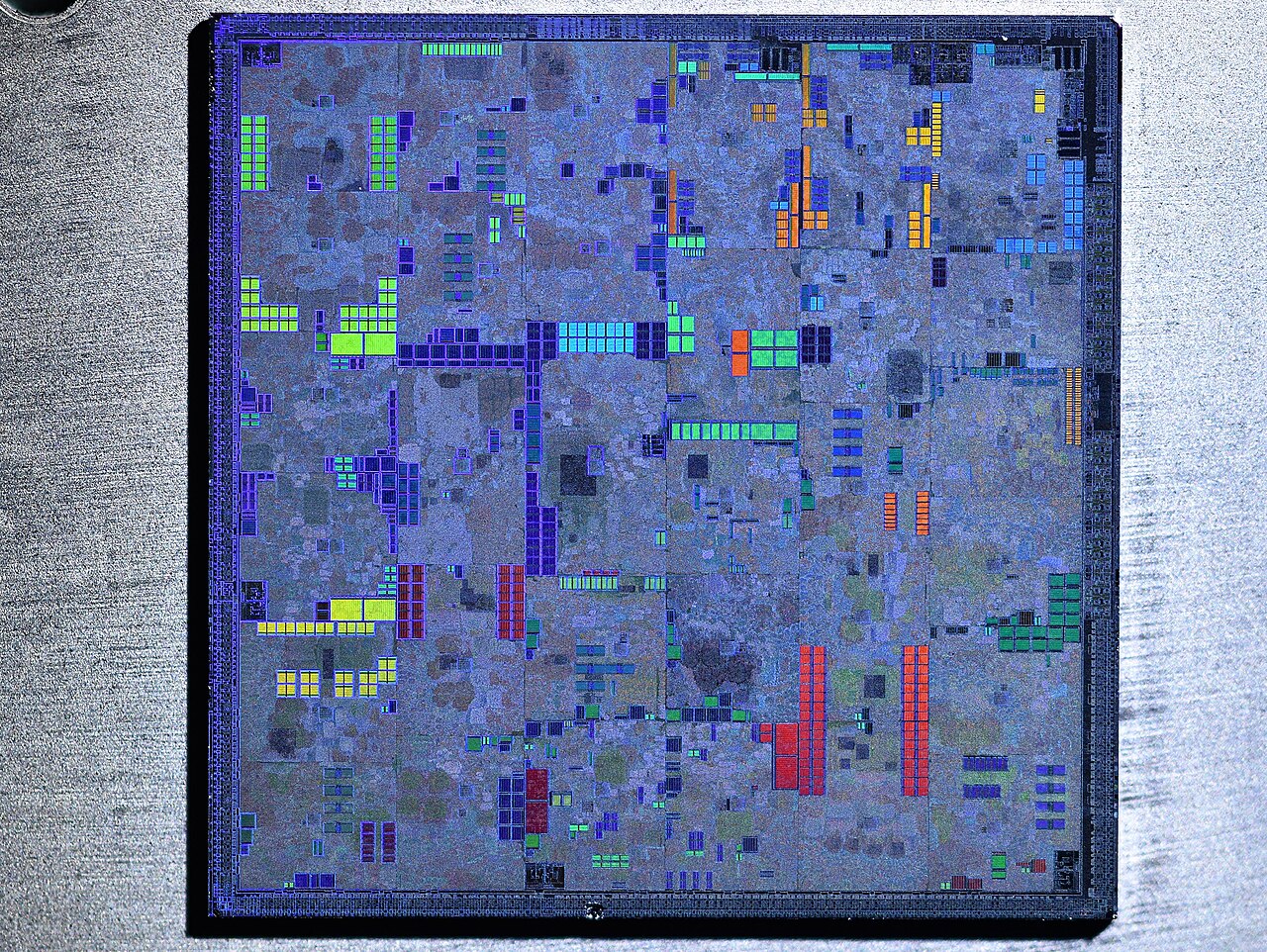 Nvidia GPU chip — Martijn Boer / Public domain, via Wikimedia Commons