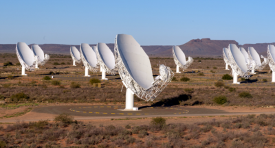MeerKAT radio telescope array in South Africa's Northern Cape