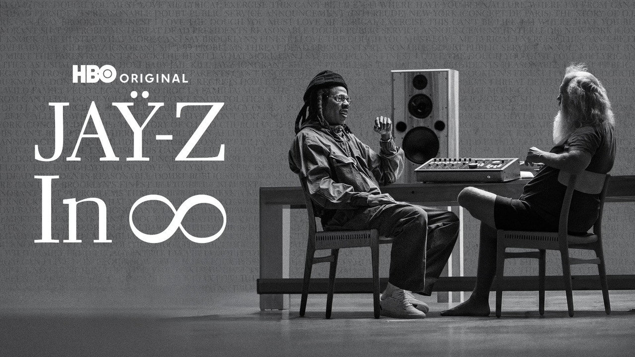 JAY-Z and Rick Rubin seated at a mixing console in the HBO documentary series JAŸ-Z in 8