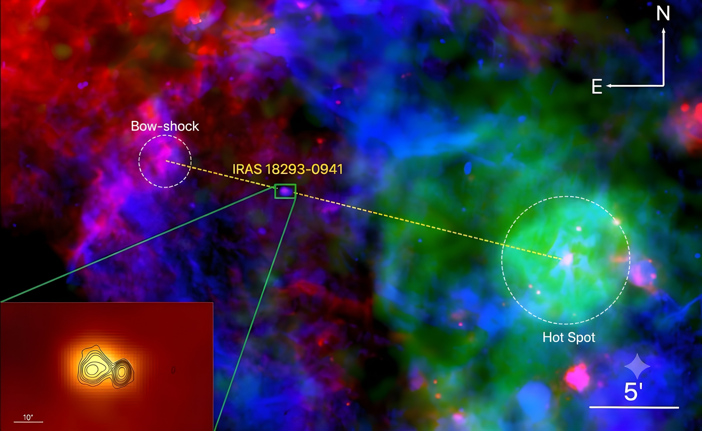 Ein Schwarzes Loch in 12.000 Lichtjahren Entfernung richtet seinen Jet auf die Erde