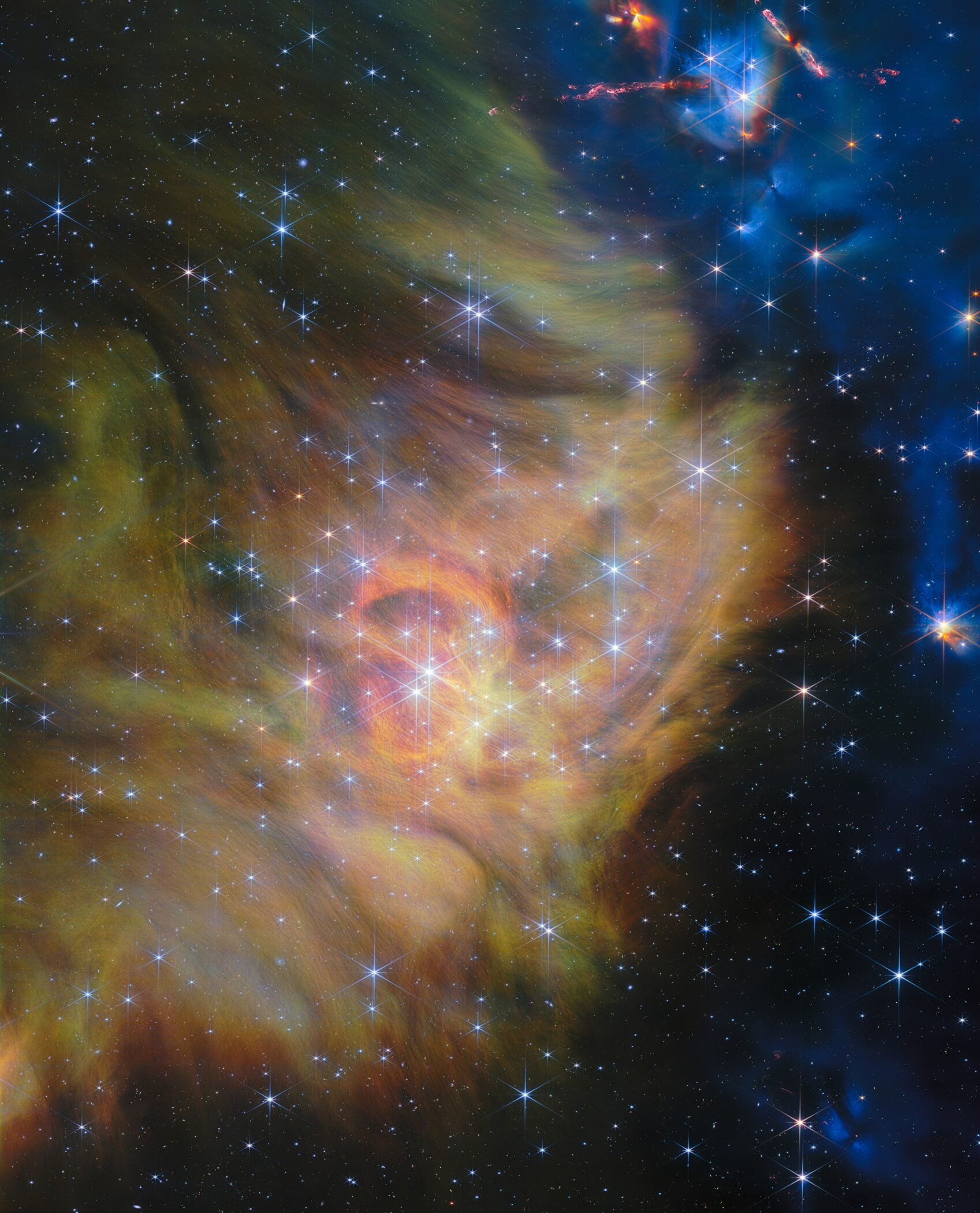 IC 348 star-forming region imaged by JWST NIRCam — brown dwarfs and young stars in the Perseus constellation