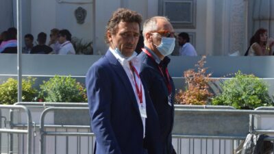 Italian actor Adriano Giannini at the Venice Film Festival